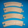 TH16 Uitbreiding rails - Set gebogen rails lang 4 delig - Afbeelding 2