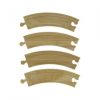 TH16 Uitbreiding rails - Set gebogen rails lang 4 delig