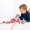 TH33b Rescue set - Houten Brandweerlocomotief met wagons - Afbeelding 2