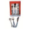 Kinderbestek - set blauw