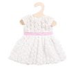 T17 Creme jurkje met roosjes voor poppen van ca 28 t/m 34 cm - Afbeelding 9