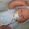 Speen wit met speenketting passend voor babypoppen Antonio Juan - zie omschrijving tekst - Afbeelding 3