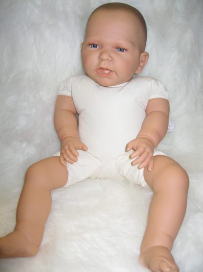 AD5 Levensechte Babypop softbody pop zonder kleding 53 cm - Afbeelding 8