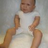 AD5h Levensechte Babypop soft body pop Roy in velours pakje lichtblauw 53 cm - Afbeelding 18