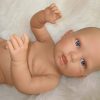 AD0b Levensechte Babypop Newborn Jongen fullbody blank 52 cm