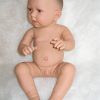 AD0b Levensechte Babypop Newborn Jongen fullbody blank 52 cm - Afbeelding 4
