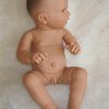 AD0b Levensechte Babypop Newborn Jongen fullbody blank 52 cm - Afbeelding 9