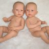 AD0b Levensechte Babypop Newborn Jongen fullbody blank 52 cm - Afbeelding 8