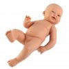 L05a Llorens levensechte babypop blank meisje fullbody met kleding en speen 45 cm - Afbeelding 6