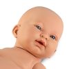 L05a Llorens levensechte babypop blank meisje fullbody met kleding en speen 45 cm - Afbeelding 3