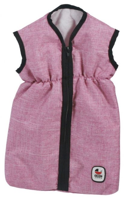 HU44a Poppenslaapzak roze jeans voor poppen 35 t/m 46 cm - Afbeelding 3