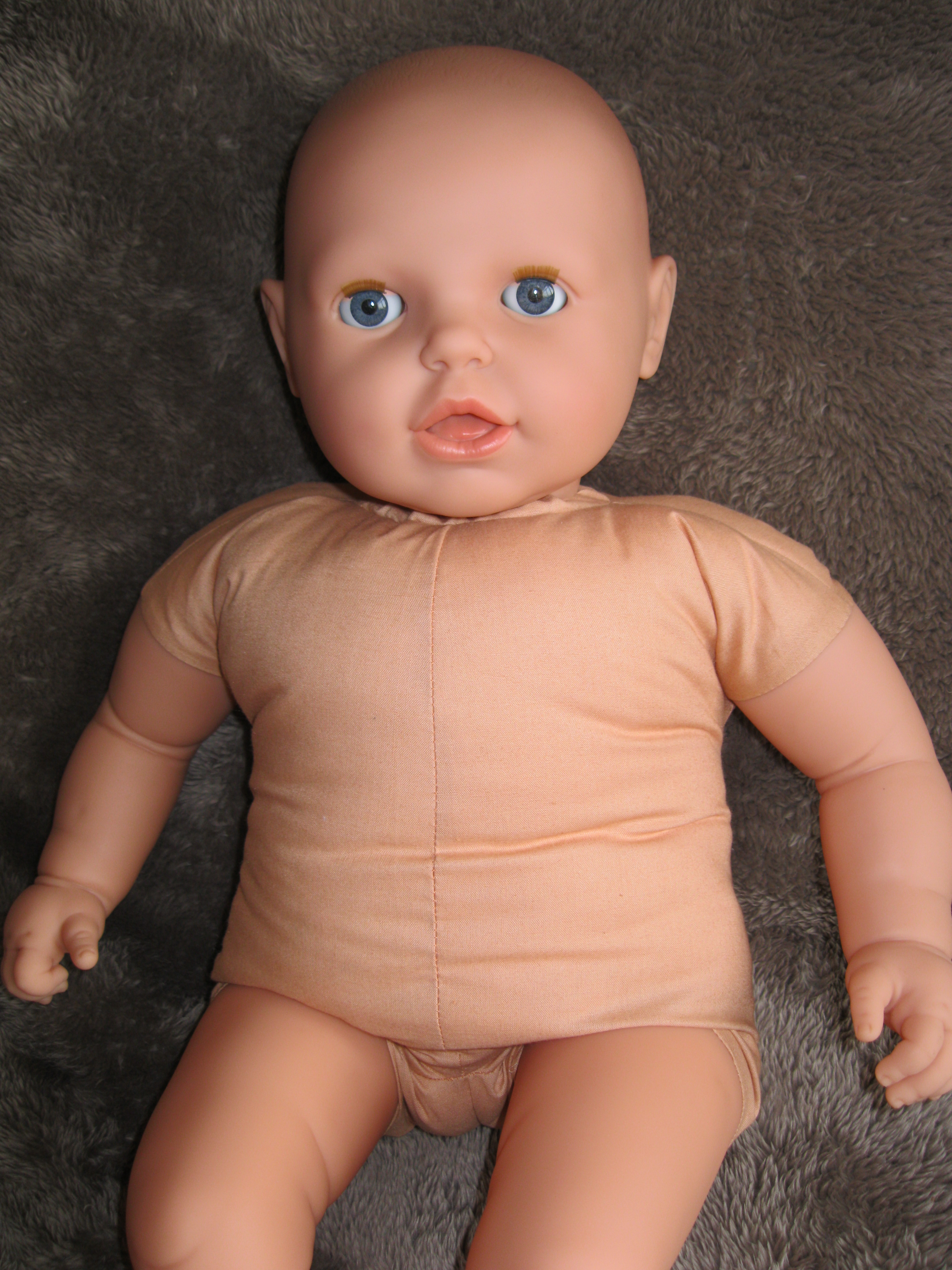 tweeling ondergronds Obsessie P15 Grote Babypop blank voor etalage babykleding of babymassage 60 cm  zonder kleding – Selintoys