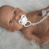 AD0a Levensechte Babypop Newborn Meisje fullbody blank inclusief speen 52 cm - Afbeelding 7