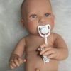 AD0a Levensechte Babypop Newborn Meisje fullbody blank inclusief speen 52 cm - Afbeelding 9