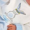 L03b Llorens levensechte babypop jongetje fullbody met kleding deken en speen 35 cm - Afbeelding 7