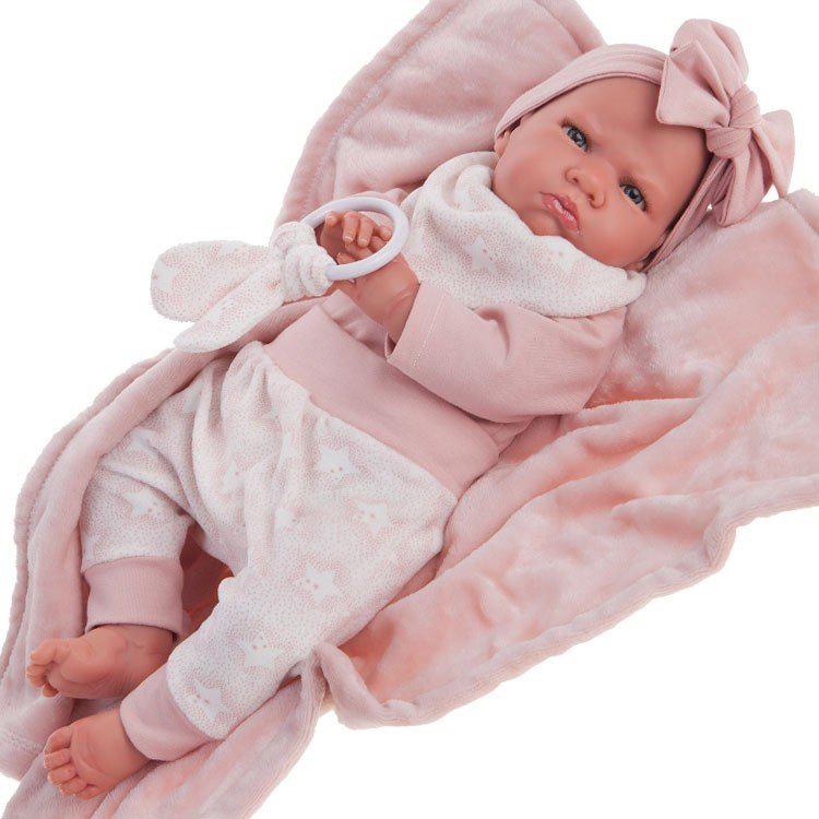 Gelovige levering aan huis account AJ11 Antonio Juan Mijn eerste reborn baby grote babypop met kleding deken  en rammelaar 52 cm – Selintoys