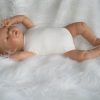 AD7d Levensechte Babypop soft body Lisa met slaapogen kleding en speen 52 cm - Afbeelding 22