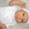 SA01a Mutsje wit met hartje passend voor alle babypoppen - Afbeelding 7