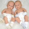 ADK1g Levensechte Babypop Newborn Jongen fullbody blank 52 cm in luier mutsje en slofjes - Afbeelding 16