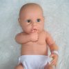 P06a Babypop Newborn Meisje blank met slaapogen 52 cm