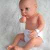P06a Babypop Newborn Meisje blank met slaapogen 52 cm - Afbeelding 3