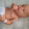 P06a Babypop Newborn Meisje blank met slaapogen 52 cm - Afbeelding 8