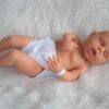 P06a Babypop Newborn Meisje blank met slaapogen 52 cm - Afbeelding 5