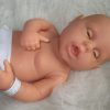 P06a Babypop Newborn Meisje blank met slaapogen 52 cm - Afbeelding 7