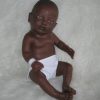 P03k Levensechte Babypopen Set van 2 poppen 1 Meisje en 1 Slapend Jongetje in kleding 52 cm - Afbeelding 9