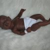 P03k Levensechte Babypopen Set van 2 poppen 1 Meisje en 1 Slapend Jongetje in kleding 52 cm - Afbeelding 23