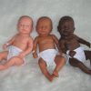 P03a Levensechte Babypop Newborn Meisje donker 52 cm - Afbeelding 10