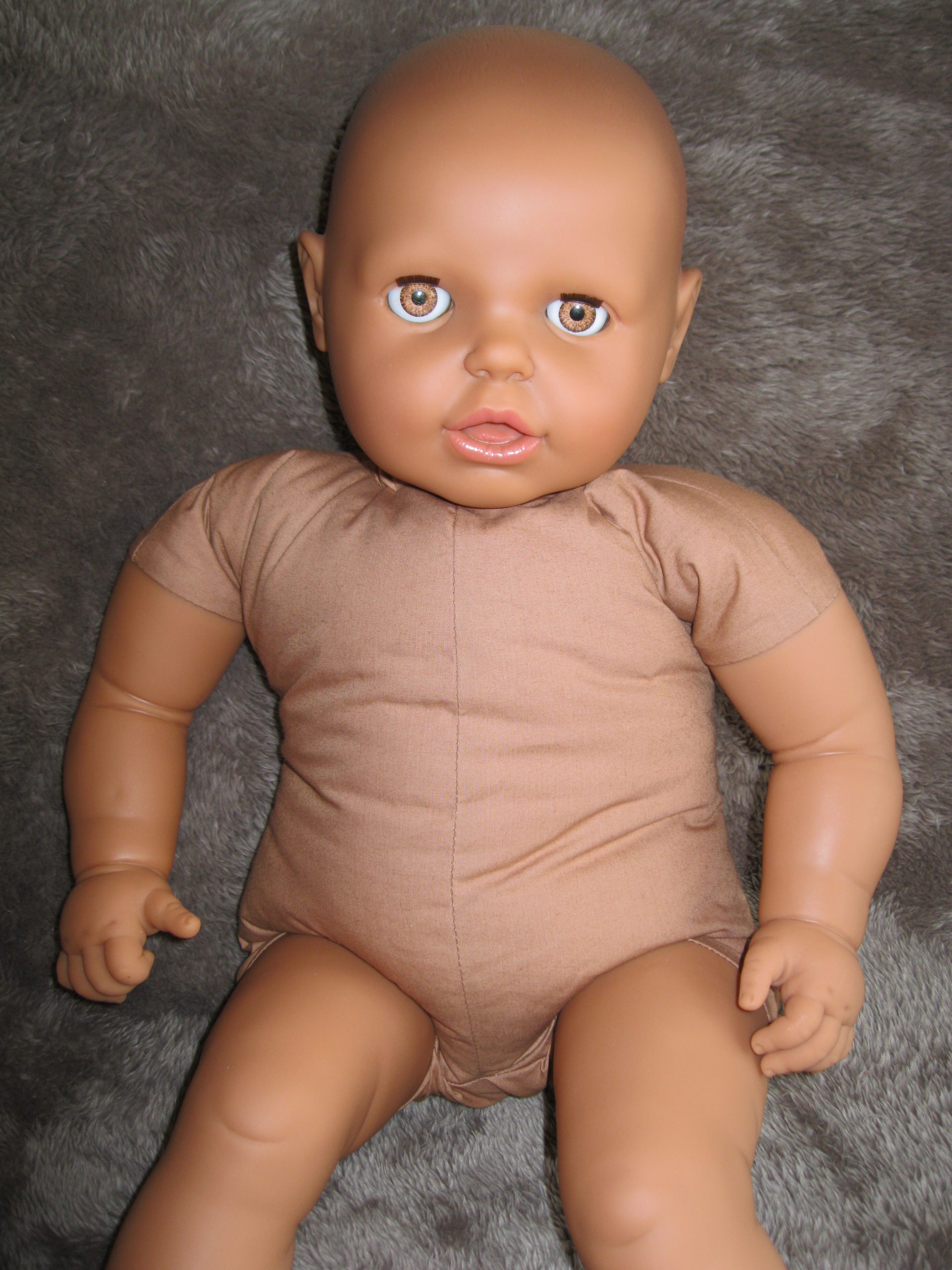 P16 Grote Babypop etalage babykleding of babymassage 60 cm zonder kleding – Selintoys