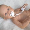 AD0a Levensechte Babypop Newborn Meisje fullbody blank inclusief speen 52 cm