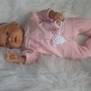 AD8a Levensechte Babypop Kristina soft body blauwe ogen in roze set met speen 52 cm - Afbeelding 10