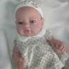 SB03c Berbesa fullbody babypop meisje blank met kleding en deken 42 cm - Afbeelding 11