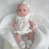SB03c Berbesa fullbody babypop meisje blank met kleding en deken 42 cm - Afbeelding 28