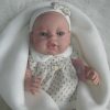 SB03c Berbesa fullbody babypop meisje blank met kleding en deken 42 cm - Afbeelding 16