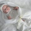 SB03c Berbesa fullbody babypop meisje blank met kleding en deken 42 cm - Afbeelding 19