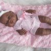 SB02 Berbesa fullbody babypop meisje donker met kleding en kussen 42 cm - Afbeelding 28