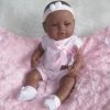 SB02 Berbesa fullbody babypop meisje donker met kleding en kussen 42 cm - Afbeelding 6