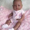 SB02 Berbesa fullbody babypop meisje donker met kleding en kussen 42 cm - Afbeelding 26