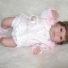SB12a Berbesa soft body babypop met bruin haar met geluid en kleding en speen 42 cm - Afbeelding 25