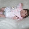SB12a Berbesa soft body babypop met bruin haar met geluid en kleding en speen 42 cm - Afbeelding 23