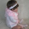 SB12a Berbesa soft body babypop met bruin haar met geluid en kleding en speen 42 cm - Afbeelding 19