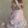 SB12c Berbesa soft body babypop met blond haar met geluid en kleding 42 cm - Afbeelding 15