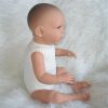 AD8m Levensechte Babypop Lily softbody met wafelpakje met hoofdband roze en speen 52 cm - Afbeelding 13