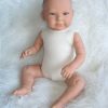 AD7l Levensechte Babypop softbody Lara met blauwe ogen met romper en speen - Afbeelding 15
