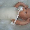AD7CO Levensechte Babypoppen set van 2 poppen Lara en Leonie in kleding en speen 52 cm - Afbeelding 11