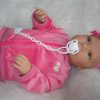 AD7m Levensechte Babypop softbody Lara met blauwe ogen met kleding en speen 52 cm - Afbeelding 32