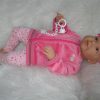 AD7m Levensechte Babypop softbody Lara met blauwe ogen met kleding en speen 52 cm - Afbeelding 9